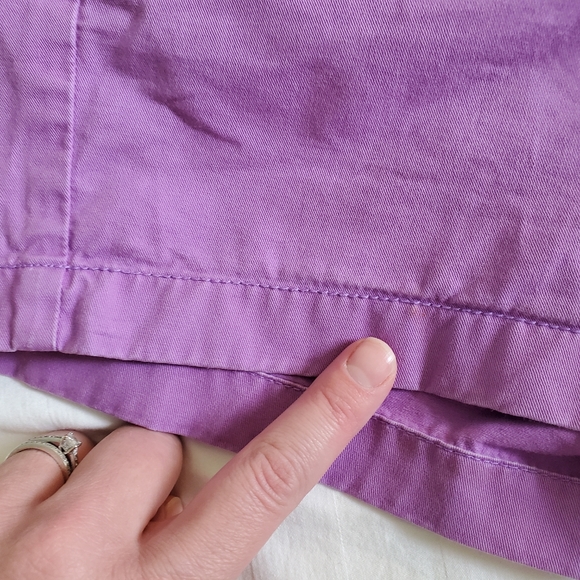 Tommy Hilfiger Purple Shorts - Size 6 - Picture 12 of 12